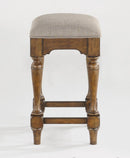 Flexsteel Wynwood Plymouth Bar Stool in Brown (Set of 2)