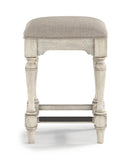 Flexsteel Wynwood Plymouth Bar Stool in Gray (Set of 2)