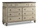 Flexsteel Wynwood Plymouth Dresser in Whitewash Wood