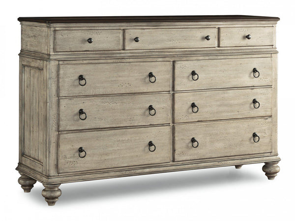 Flexsteel Wynwood Plymouth Dresser in Whitewash Wood