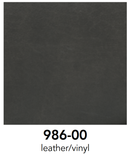 Flexsteel Latitudes Apollo Leather Power Reclining Loveseat w/Power Headrests in Black