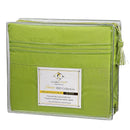 Clara Clark Bed Sheets Set, 1800 Series Deep Pocket Soft Microfiber Sheet Set (Lime)